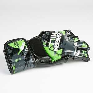 Guantes de Sparring MMA GAMMA STRIKE, Guantes de Cuero PU de Medio Dedo con Logotipo Personalizado Impreso, Guantes de Boxeo de Medio Dedo - Product Image 1