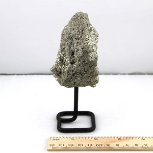 Nhất Bán Cao Cấp Vàng Peru Pyrite Pha Lê Thủ Công Khoáng Sản Mẫu Trên Kim Loại Đứng Cho Trang Trí Nội Thất Cho Trên Toàn Thế Giới Cung Cấp - Product Image 5
