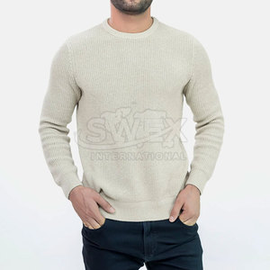 Pull en coton mélangé 100% premium, léger et chaud pour l'hiver, couleur personnalisée, pull pour homme - Product Image 1