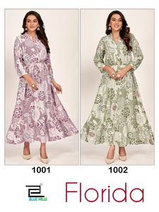 Ensemble Kurti Western Chic pour Femmes, Vêtement Casual en Tissu Rayon d'Inde - Product Image 6