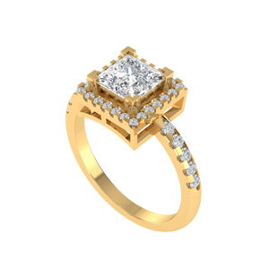 Anillo Solitario de Plata de Ley 925 con Circonita Cúbica, Chapado en Oro Rosa y Rodio, con Certificado BIS - Product Image 5