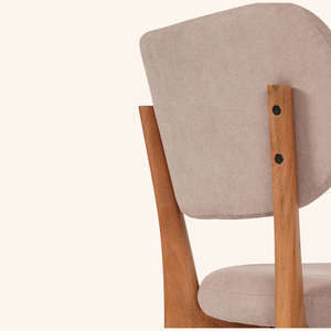 Chaise de salle à manger en bois massif Nova, design moderne, écologique, ergonomique, stable, pour la maison, le bureau, meubles de maison, matériau léger en PC - Product Image 4