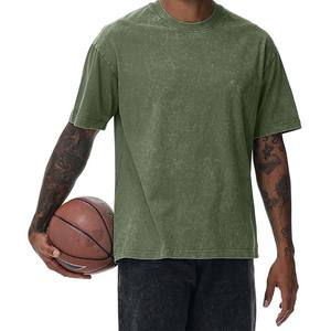 เสื้อยืดผู้ชายทรงโอเวอร์ไซส์ ผ้าถัก 100% โพลีเอสเตอร์/คอตตอน น้ำหนักเบา ระบายอากาศได้ดี เป็นมิตรกับสิ่งแวดล้อม สไตล์ลำลอง สตรีทแวร์ สีพื้น ย้อมสีแบบแอซิด - Product Image 6