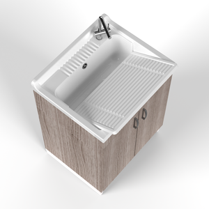 Mobile da Cucina Mongardi Personalizzato 60L per Interni, Resistente ad Acidi e Resine, Finitura Lucida, Perforabile per Installazione Rubinetti - Product Image 2