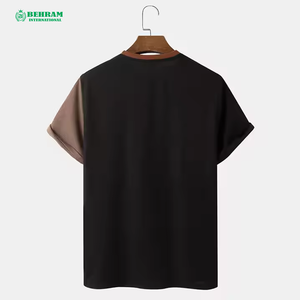 เสื้อยืดลำลองผู้ชายสั่งทำพิเศษ ทรงหลวม สีผ้าสั่งทำได้ ผ้าฝ้าย 100% ซักกรด เป็นมิตรกับสิ่งแวดล้อม แห้งเร็ว คอกลม - Product Image 2