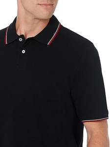 Men's Performance Short Sleeve for Polo Shirt Quick Dry 100% Polyester Solid 3D Pattern - Product Image 5