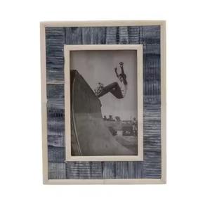 Cadre photo en bois artisanal pour table, étagère ou montage mural, idéal pour l'affichage de photos, le rangement et la décoration intérieure - Product Image 4