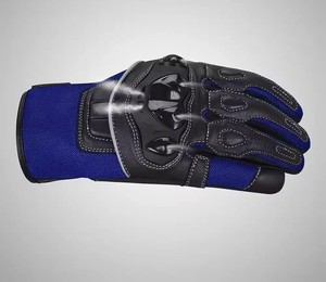 Gants de moto personnalisés pour hommes et femmes Cuir de haute qualité pour le sport et la course Prix de la conception de logo personnalisé - Product Image 1