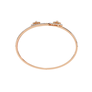 Fabulous 18K <b>Gold</b> Lab Grown Diamond Bracelet & <b>Bangle</b> Luxurious Jewelry - Product Image 5