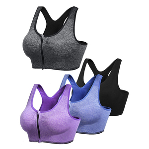 2025 / 2026 recién llegados Sujetador deportivo de entrenamiento de gimnasio de alto impacto para mujer Sujetador deportivo de yoga con logotipo personalizado - Product Image 2