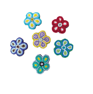 Broches Hechos a Mano de Estilo Vintage con Bordado de Cuentas y Trabajo de Cuentas, Broche de Cuentas de Estilo Bohemio, Alfileres de Bordado para un Look Moderno - Product Image 2