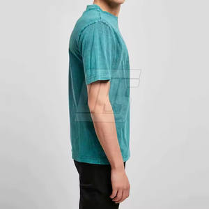 Camisetas Extra Grandes para Hombre con Lavado Ácido, Camiseta Holgada y Elegante para Estilo Urbano y Atuendos Diarios - Product Image 4