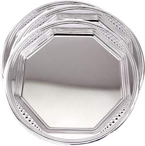 Juego de vajilla artesanal decorativa elegante y moderna de Candy Chocolate para el hogar y fiestas-Rimini (paquete de 3) 12,4 pulgadas x 8 - Product Image 4