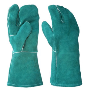 Gants de soudage en cuir de vachette imperméable et confortables de qualité supérieure - Product Image 2