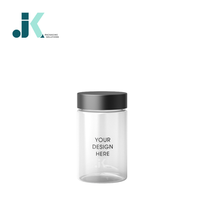 Vietnam Supplier Best Price 200ml Black PET Herbal Blend <b>Jar</b> with CR Lid High Quality Non-Guaranteed <b>Plastic</b> <b>Jars</b>-M0736 - Product Image 2