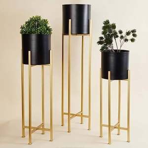 Jardinière en métal de grande taille, fabriquée à la main, personnalisée, vente en gros, exportateurs, jardinière à fleurs - Product Image 5