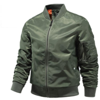 Blousons Bomber Homme Personnalisés MA1 Style Pilote OEM Broderie Lettres Doublure Matelassée Réversibles Sportifs Imperméables