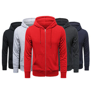 High Quality 100% Polyester <b>Black</b> <b>Hoodie</b> with Half Zipper Custom Unisex Zipper Hoodies for <b>Men</b> Fashion <b>Plain</b> Winter Clothing - Product Image 1