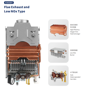 Calentador de Agua Doméstico de Gas Natural de 11L/14L con Intercambiador de Calor de Cobre de Bajo NOx para Gases de Combustión de 14L - Product Image 4