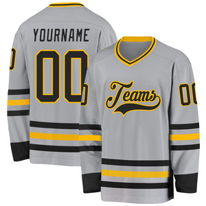 Camisetas de hockey sobre hielo OEM con aspecto profesional, sublimación o bordado, y disponibles en tallas de jóvenes a adultos - Product Image 1