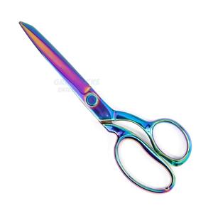 Ciseaux de coupe de tissu en acier inoxydable ciseaux de tailleur forgés robustes avec ciseaux de broderie à poignée en plastique noir - Product Image 2