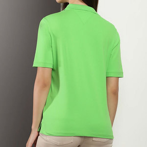 Camiseta de polo de diseño único para mujer, camiseta de polo de golf lisa de color sólido ligera hecha a medida - Product Image 2