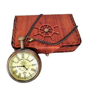 Choix de collectionneurs nautiques chiffres romains chaîne en laiton Vintage ressemble pendentif en laiton indien au prix d'usine en gros pas cher - Product Image 3