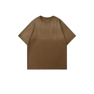 Súper calidad lujo Boxy 200 GSM 100% algodón peso pesado camiseta de gran tamaño suave grueso hombro caído Camiseta con estampado personalizado - Product Image 4