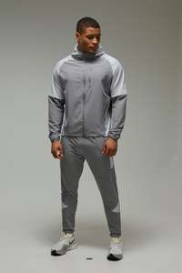 Conjunto Deportivo para Hombre con Chaqueta con Capucha de Tela Elástica y Pantalones Deportivos para Gimnasio, Pedidos al por Mayor OEM - Product Image 3