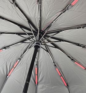 Paraguas Plegable Clásico de Poliéster con Varillas Reforzadas, Semi-Automático, Protección Solar y Contra la Lluvia, Resistente al Viento, Multicolor, Premium, Unisex - Product Image 3