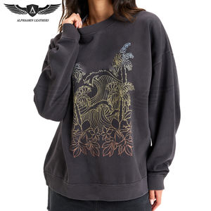 2025 <b>Women</b> Sweatshirts Fashionable Oversized Pullover <b>Tops</b> Soft Cotton Fleece <b>Warm</b> Comfortable Daily Winter Wear Outfits - Product Image 1
