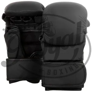 定制MMA混合皮革格斗手套定制设计制造商优质训练手套跆拳道格斗混合