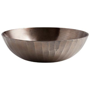 Cuencos Redondos de Aluminio para Servir, Acabado Bronce, para Hogar, Hoteles, Mesas, Catering y Cantinas - Product Image 1
