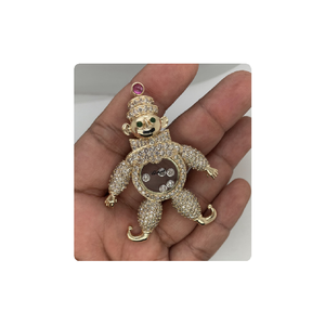 Pendentif de fiançailles en or de style hip-hop, motif dessin animé classique, diamant CVD certifié IGI, provenance Inde, pureté VS-SI, idéal pour offrir - Product Image 5