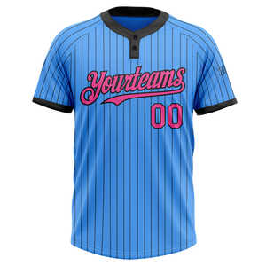 Camiseta de béisbol de dos botones personalizada Ropa de béisbol y softbol Camiseta de béisbol cómoda para mujeres - Product Image 2