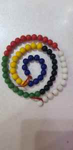 Cuentas de vidrio de colores verdes hechas a medida, en forma plana, adecuado para diseñadores de joyería y Tiendas de Cuentas - Product Image 3