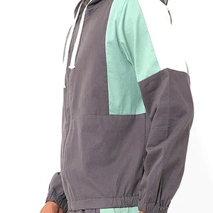 Conjunto Deportivo de Felpa Técnica para Hombre, Talla Grande, 69% Algodón, 31% Poliéster, Color Blanco, Sudadera con Capucha y Cremallera Completa, Pantalones Deportivos - Product Image 4