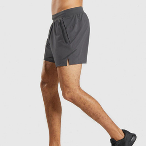 Shorts décontractés pour hommes en nylon/coton, molleton ou tissu éponge, brodés de dentelle, personnalisables, pour le fitness - Product Image 3