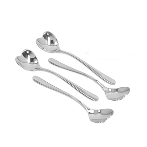 ชุดช้อนเครื่องเงินช้อน4ชิ้นทำจากสเตนเลสหรูหรา - Product Image 5