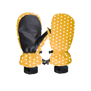 Gants de ski imperméables, respirants, chauffants et anti-rides pour le snowboard, gants en cuir pour hommes à doigts entiers - Product Image 2