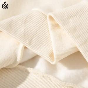 Haute qualité 100% coton Chenille brodé hommes sweats à capuche à manches longues goutte épaule surdimensionné hiver épais solide conception personnalisée - Product Image 5