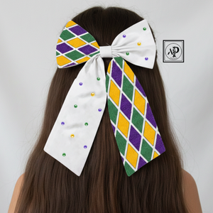 Accesorios de Disfraces de Carnaval de Mardi Gras Bordados con Diseño de Perro Globo con Cuentas de Tela de Algodón Hechos a Mano para Mujer - Product Image 6