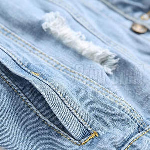 Chaqueta Vaquera de Última Moda en Existencia, Chaqueta Vaquera de Invierno para Hombre al por Mayor, Chaqueta Vaquera para Hombre Más Vendida - Product Image 6