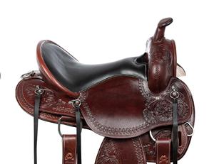 Selle Western en cuir de buffle de qualité supérieure pour les courses de barils et les tailles personnalisées - Product Image 3