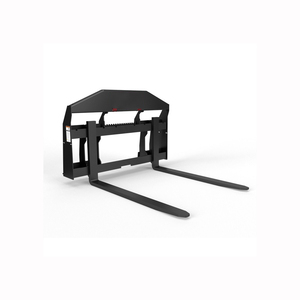 Fixation de fourche de balle de direction skid pour la manutention de l'ensilage de foin dents en acier forgé et utilisation du système de montage à fixation rapide - Product Image 6