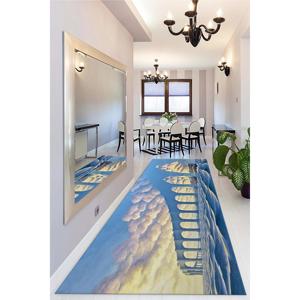 Bridge Made of Sky <b>Rug</b>, Printed <b>Rug</b>, Modern Art <b>Rug</b>,<b>Chenille</b> <b>Rug</b> - Product Image 4