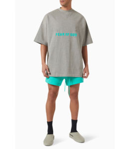 2025 conjuntos de pantalones cortos de dos piezas con logotipo personalizado de alta calidad 100% algodón Color sólido camiseta lisa pantalones cortos hombres conjuntos gemelos conjunto de ropa - Product Image 4