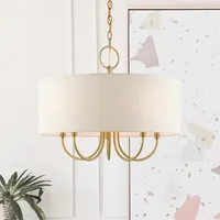Tendance Métal Douze Lustre Élevé Avec Antique Décoratif Salle À Manger Chambre Suspension Suspension