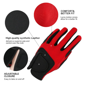 Premium Best Selling Left Hand PU <b>Leather</b> Golf <b>Gloves</b> With Customized Logo Stylish Quality Golf <b>Gloves</b> for <b>Mens's</b> - Product Image 4