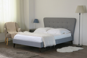 Lit en boîte, style scandinave, disponible en tailles simple, double, queen, king et super king, 1 carton/emballage pour un transport facile - Product Image 2